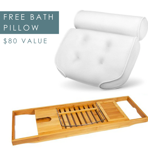 Bath Bridge By LuxeBath™ + FREE Bath Pillow